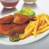 ½ Kylling med pommesfrites